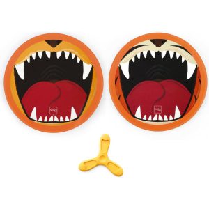 Duo Disker Set Tiger & Lion | Yard & Lawn Games Outdoor Yard & Lawn Games