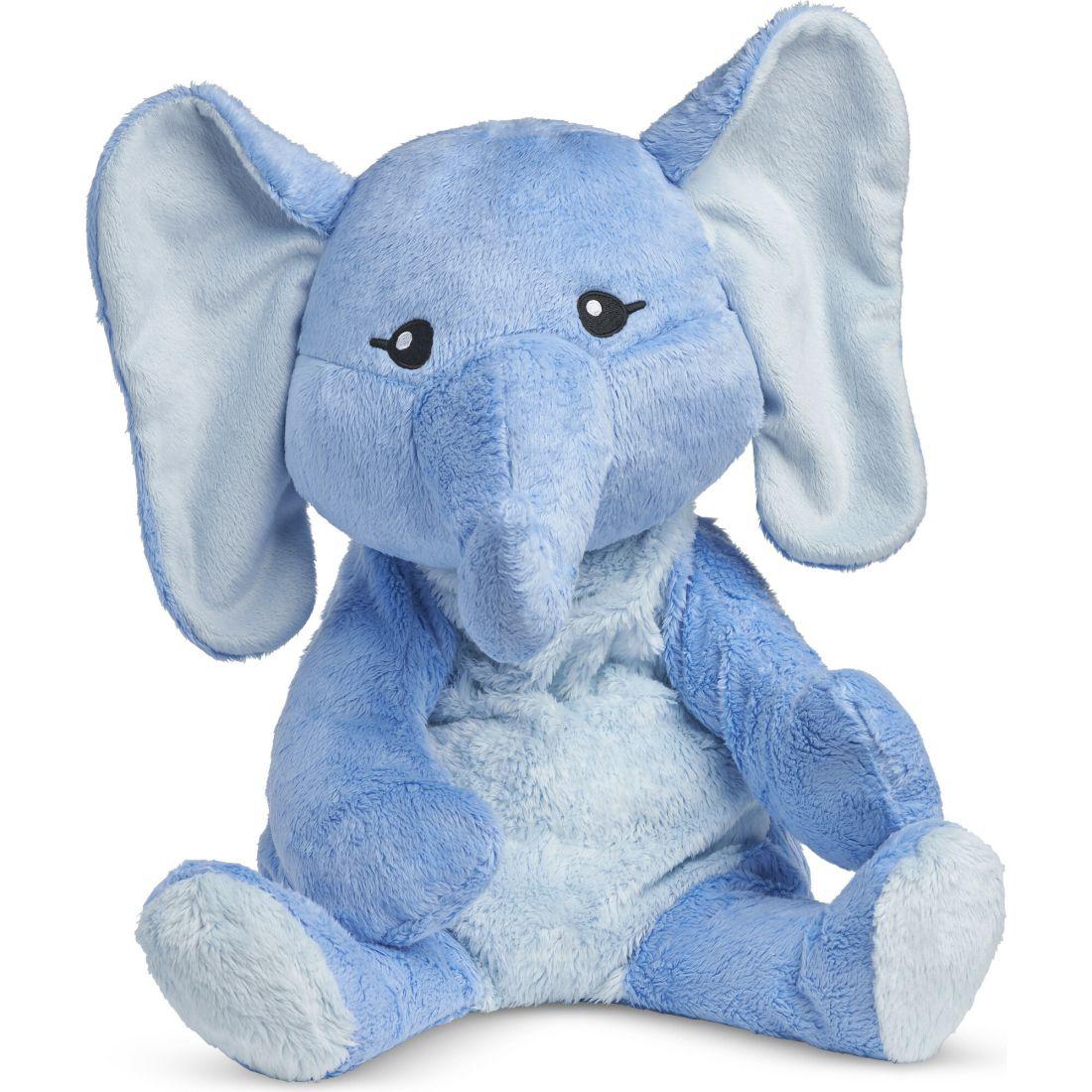 Emory The Elephant Weighted Stuffed Animal | Plush Baby & Toddler Blue