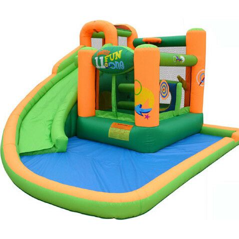 Endless Fun 11 In 1 Inflatable Bouncer And Waterslide | Outdoor Playsets & Playgrounds Outdoor Outdoor Playsets & Playgrounds