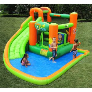 Endless Fun 11 In 1 Inflatable Bouncer And Waterslide | Outdoor Playsets & Playgrounds Outdoor Outdoor Playsets & Playgrounds