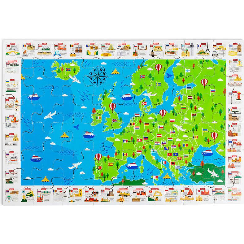 European Landmarks Floor Puzzle | Puzzles Imaginative Learning Puzzles