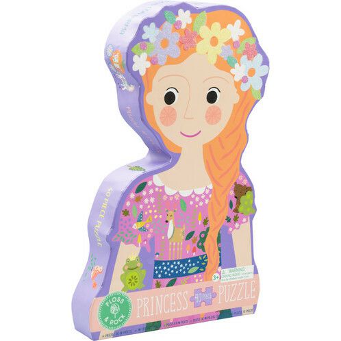 Fairy Tale 40Pc "Princess" Shaped Jigsaw | Puzzles Imaginative Learning Multi