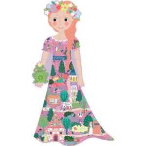 Fairy Tale 40Pc "Princess" Shaped Jigsaw | Puzzles Imaginative Learning Multi