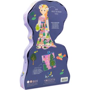 Fairy Tale 40Pc "Princess" Shaped Jigsaw | Puzzles Imaginative Learning Multi