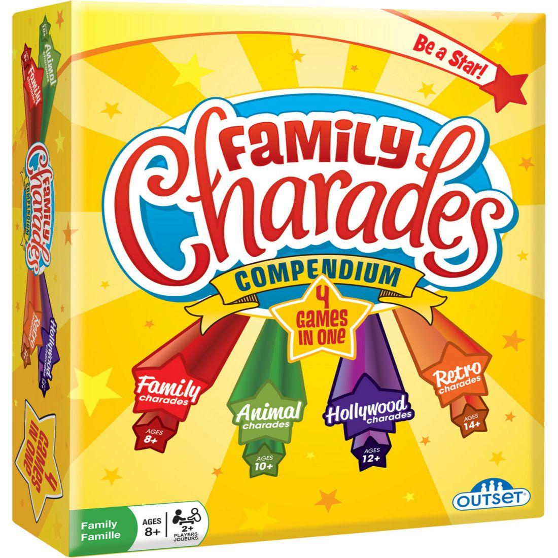 Family Charades Compendium-Compendium Family Board Game | Games Games Games