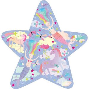 Fantasy 20Pc "Star" Shaped Jigsaw | Puzzles Imaginative Learning Multi