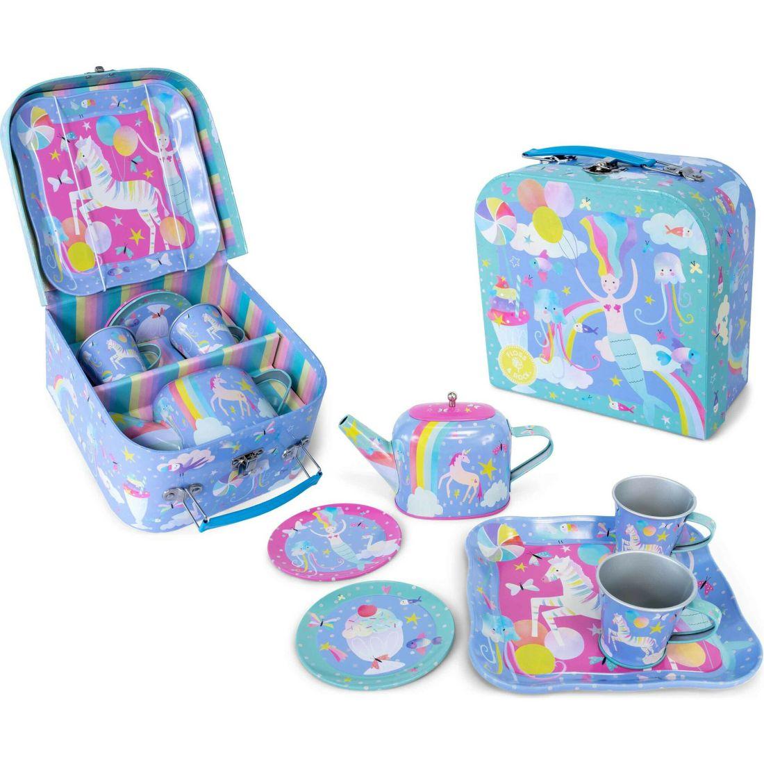 Fantasy 7Pc Tea Set | Play Food & Accessories Kids Multi