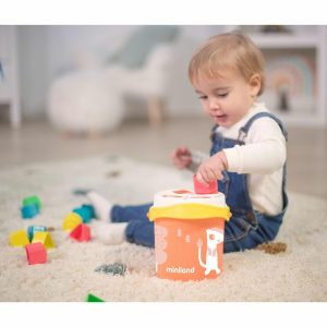 Feel To Learn: Salmon Shape Sorting Bucket | Infant Development Baby & Toddler Infant Development