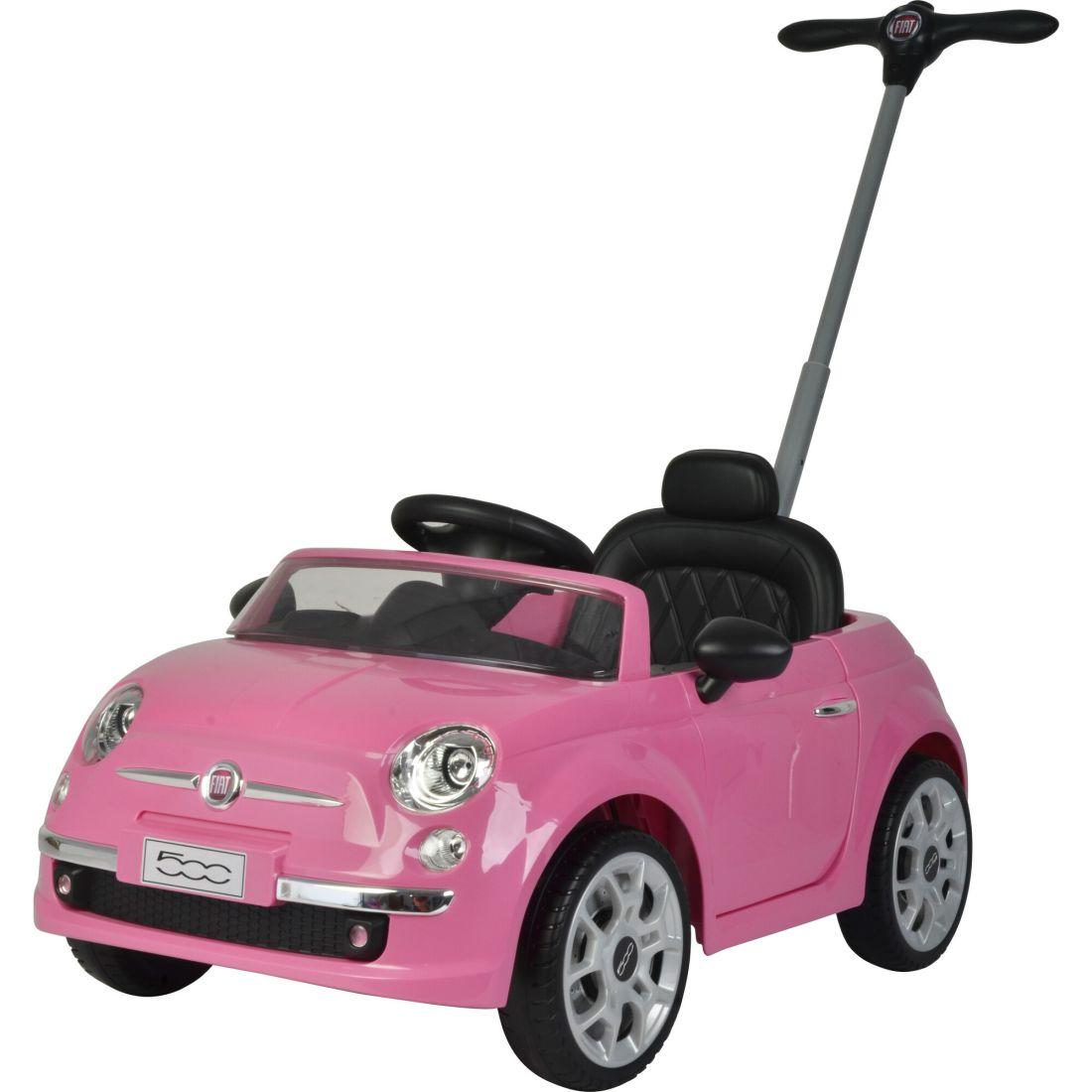 Fiat 500 Push Car, Pink | Ride-Ons Outdoor Pink