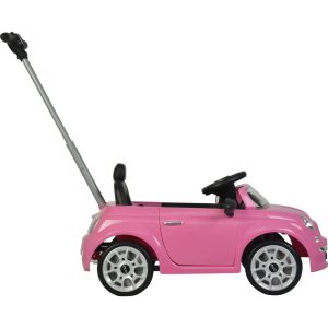 Fiat 500 Push Car, Pink | Ride-Ons Outdoor Pink