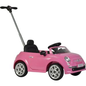 Fiat 500 Push Car, Pink | Ride-Ons Outdoor Pink