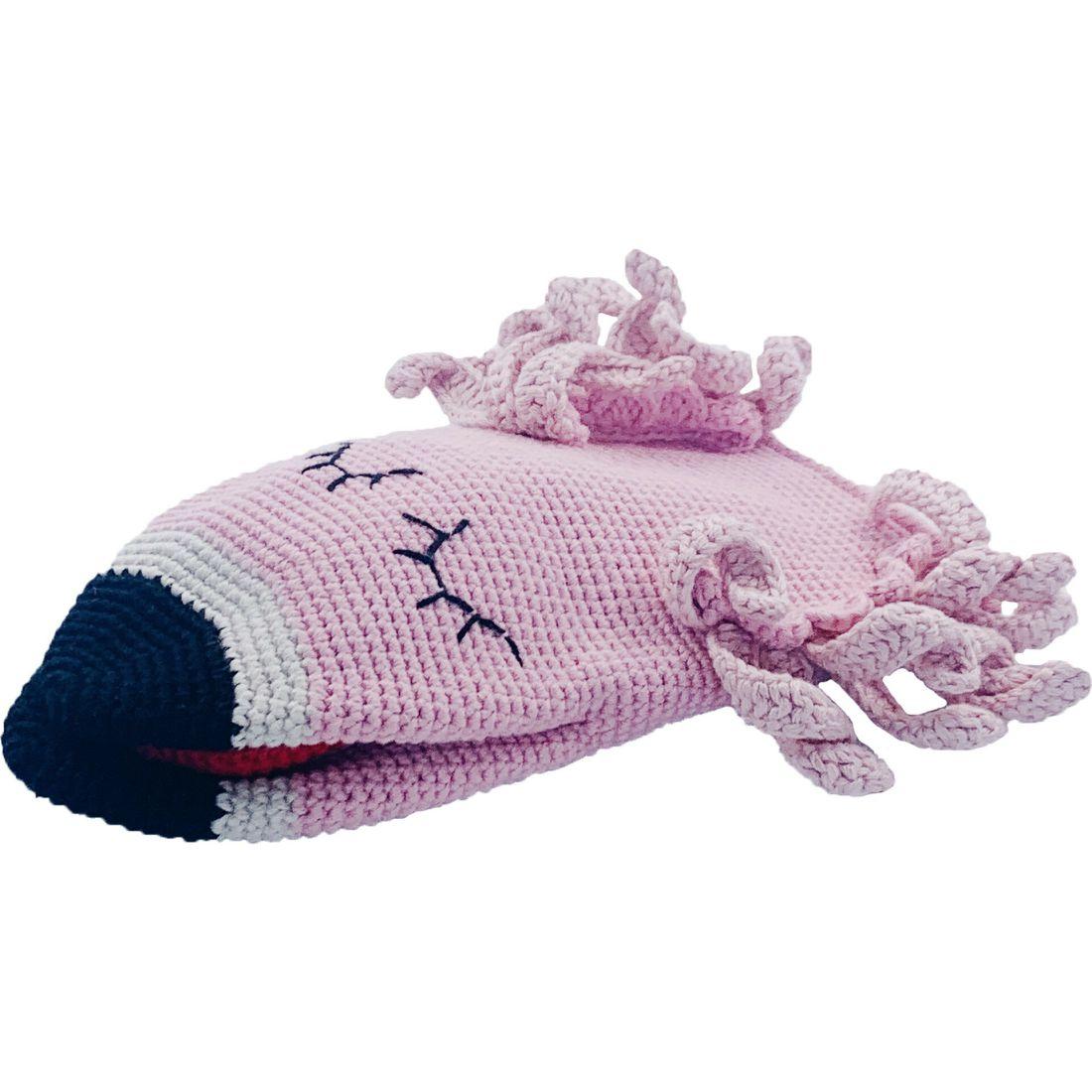 Flamingo Organic Knit Hand Puppet | Plush Baby & Toddler Pink