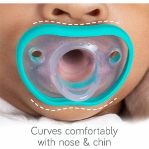 Flexy Pacifier, Sage & White 4Pk Count | Teethers & Rattles Baby & Toddler Green