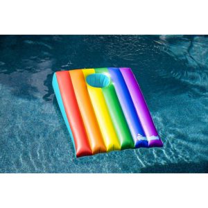 Floating Inflatable Cornhole Toss Rainbow Collection | Yard & Lawn Games Outdoor Multi