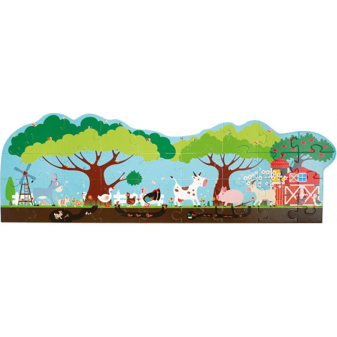 Floor Puzzle Farm 36 Pcs | Puzzles Imaginative Learning Multi