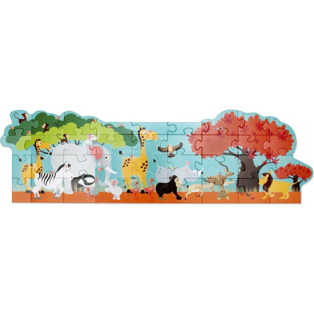 Floor Puzzle Safari 36 Pcs | Puzzles Imaginative Learning Multi