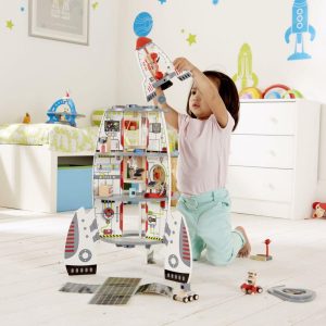 Four-Stage Rocket Ship Playset W/ Accessories | Activity Tables Activity Tables Activity Tables