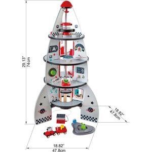 Four-Stage Rocket Ship Playset W/ Accessories | Activity Tables Activity Tables Activity Tables