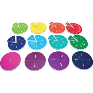 Fraction Segments – Magnetic Activities Learning Set | STEM Toys Kids Multi