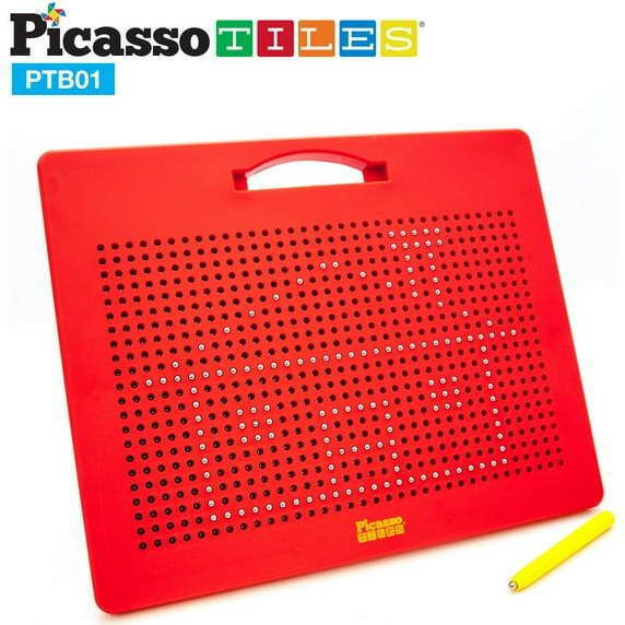 Freestyle Magnetic Drawing Board In Red | Educational Toys Educational Toys Educational Toys