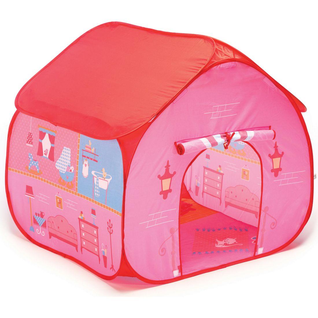 Fun2Give Pop-It-Up Dollhouse Tent With House Playmat | Play Room Kids Multi