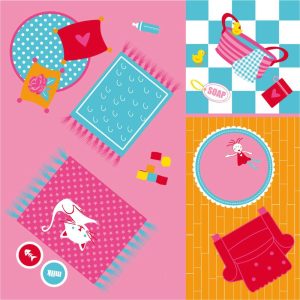 Fun2Give Pop-It-Up Dollhouse Tent With House Playmat | Play Room Kids Multi