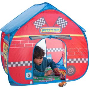 Fun2Give Pop-It-Up Pit Stop Tent With Race Mat | Play Tents & Playhouses Imaginative Learning Multi