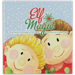 Girl Elf (Brown Hair) & Elf Book Set | Plush Books Books