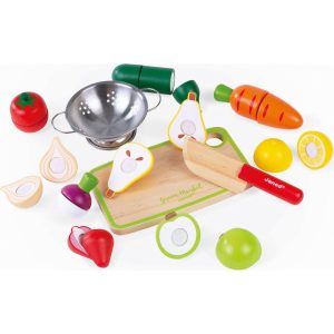 Green Market Fruits & Vegetables Maxi Set | Play Food & Accessories Kids Multi