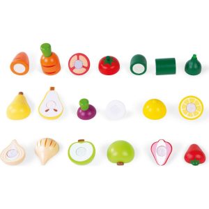 Green Market Fruits & Vegetables Maxi Set | Play Food & Accessories Kids Multi