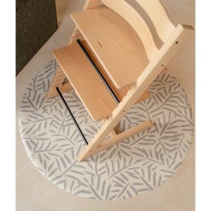 High Chair Splat Matleaves Collection, Stone | Activity Gyms & Playmats Activity Gyms & Playmats Activity Gyms & Playmats