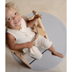 High Chair Splat Matspotted Series, Dove | Activity Gyms & Playmats Activity Gyms & Playmats Activity Gyms & Playmats