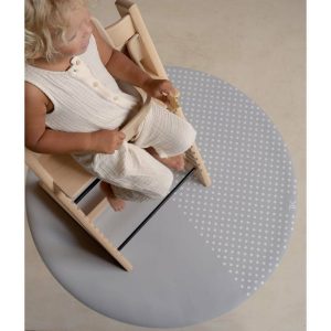 High Chair Splat Matspotted Series, Dove | Activity Gyms & Playmats Activity Gyms & Playmats Activity Gyms & Playmats