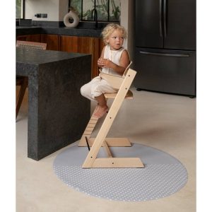 High Chair Splat Matspotted Series, Dove | Activity Gyms & Playmats Activity Gyms & Playmats Activity Gyms & Playmats