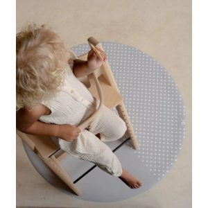 High Chair Splat Matspotted Series, Dove | Activity Gyms & Playmats Activity Gyms & Playmats Activity Gyms & Playmats