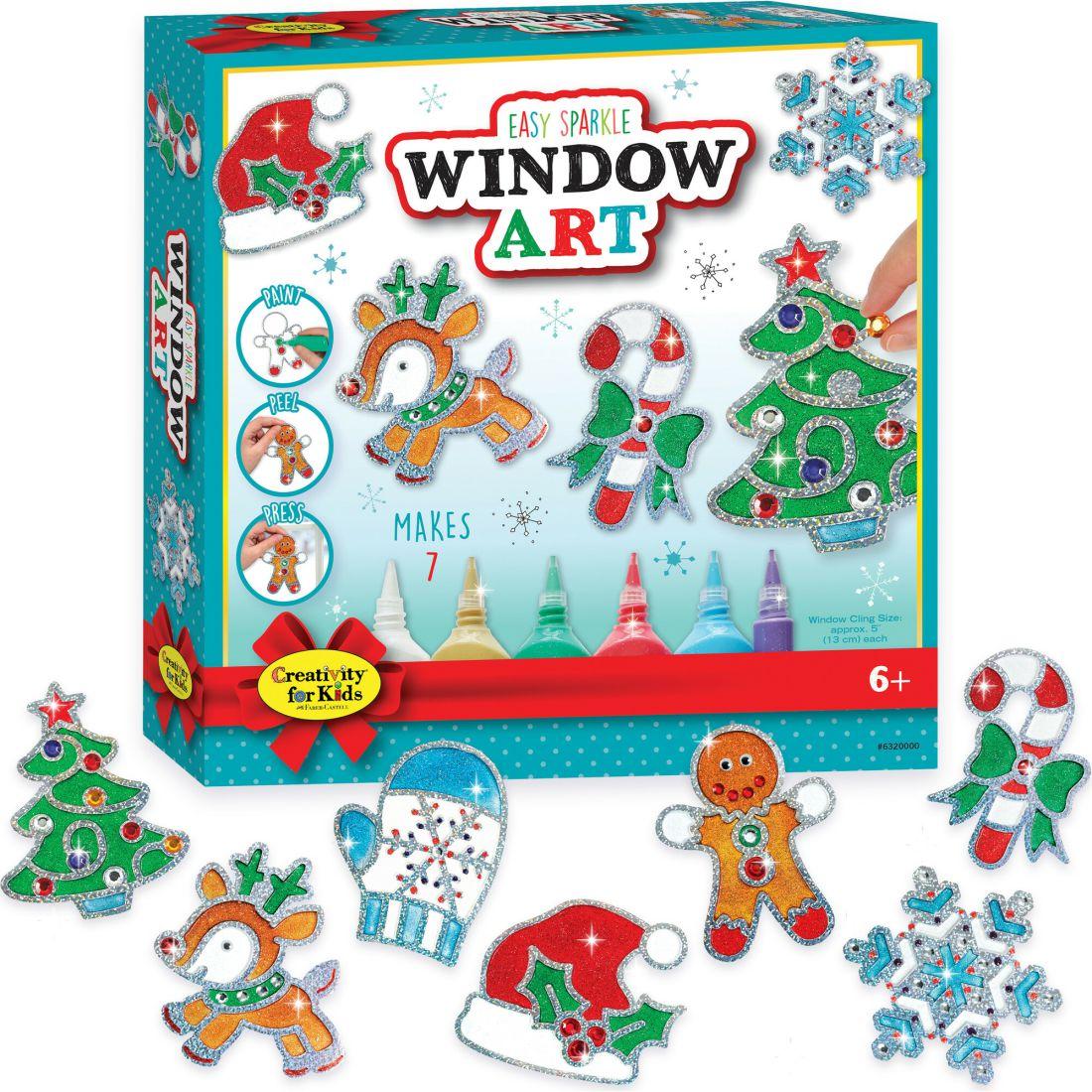 Holiday Easy Sparkle Window Art | Arts & Crafts Arts & Crafts Arts & Crafts