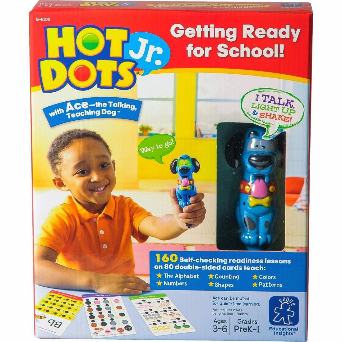 Hot Dots® Jr. Getting Ready For School! Set With Ace Pen | Educational Toys Educational Toys Educational Toys