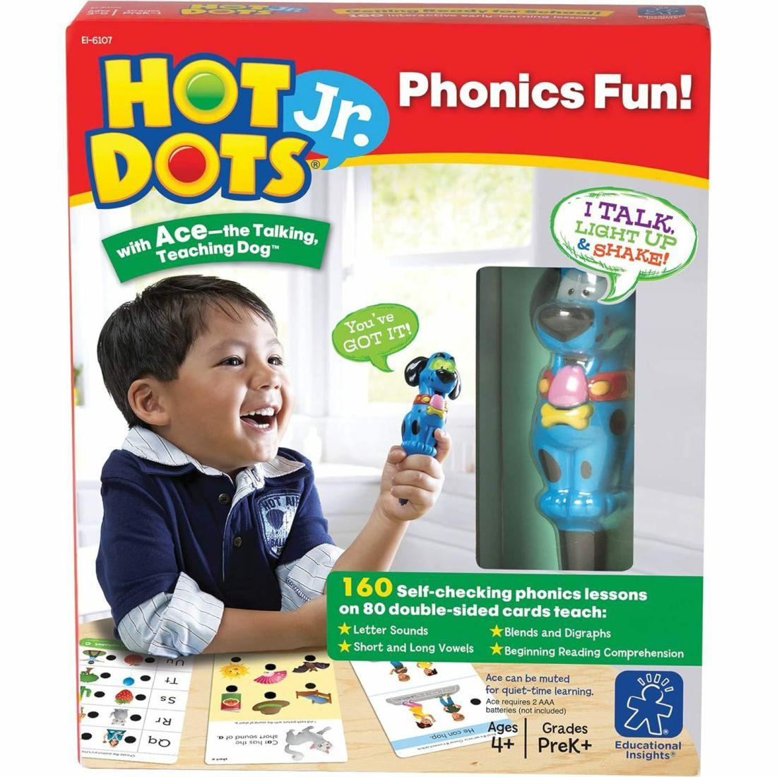 Hot Dots® Jr. Phonics Fun! Set With Ace Pen | Educational Toys Educational Toys Educational Toys