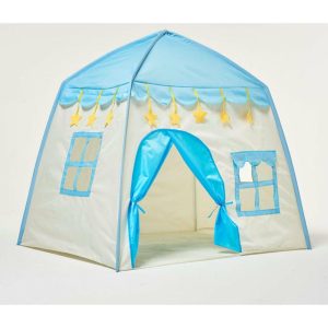 House Pop-Up Play Tent, Blue | Play Tents & Playhouses Imaginative Learning Blue