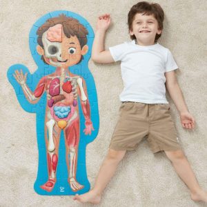 Human Body Jigsaw Puzzle, 60 Oversized Pieces | Puzzles Imaginative Learning Multi