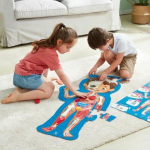 Human Body Jigsaw Puzzle, 60 Oversized Pieces | Puzzles Imaginative Learning Multi