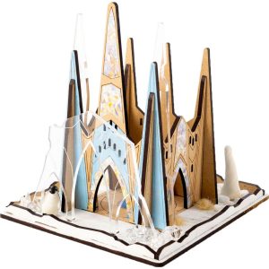 Ice Castle Model Building Kit | Building Toys Building Toys Blue