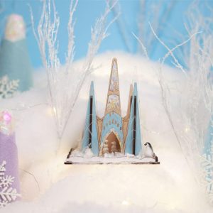 Ice Castle Model Building Kit | Building Toys Building Toys Blue