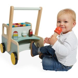 Ice Cream Cart Push Along Trolley | Push & Pull Baby & Toddler Push & Pull