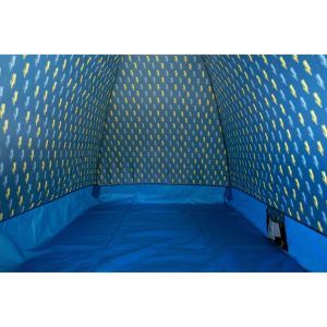 Indoor/Outdoor Camping Play Tent, Lightning Bolts | Yard & Lawn Games Outdoor Blue