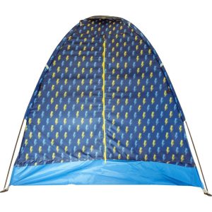 Indoor/Outdoor Camping Play Tent, Lightning Bolts | Yard & Lawn Games Outdoor Blue