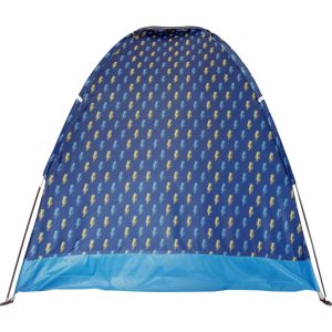 Indoor/Outdoor Camping Play Tent, Lightning Bolts | Yard & Lawn Games Outdoor Blue