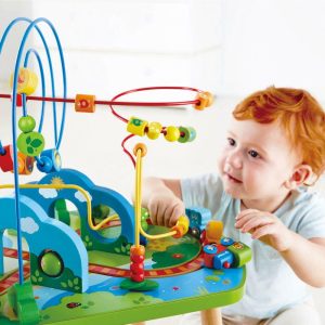 Jungle Adventure Wooden Bead Maze & Railway Track Play Table | Activity Tables Activity Tables Activity Tables