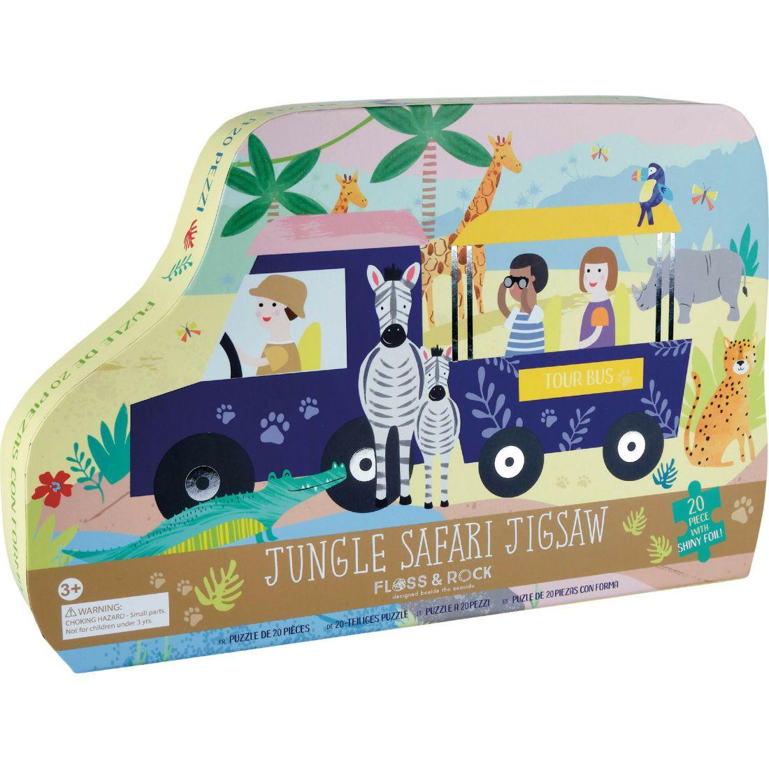 Jungle Safari 20-Piece Puzzle | Puzzles Imaginative Learning Multi