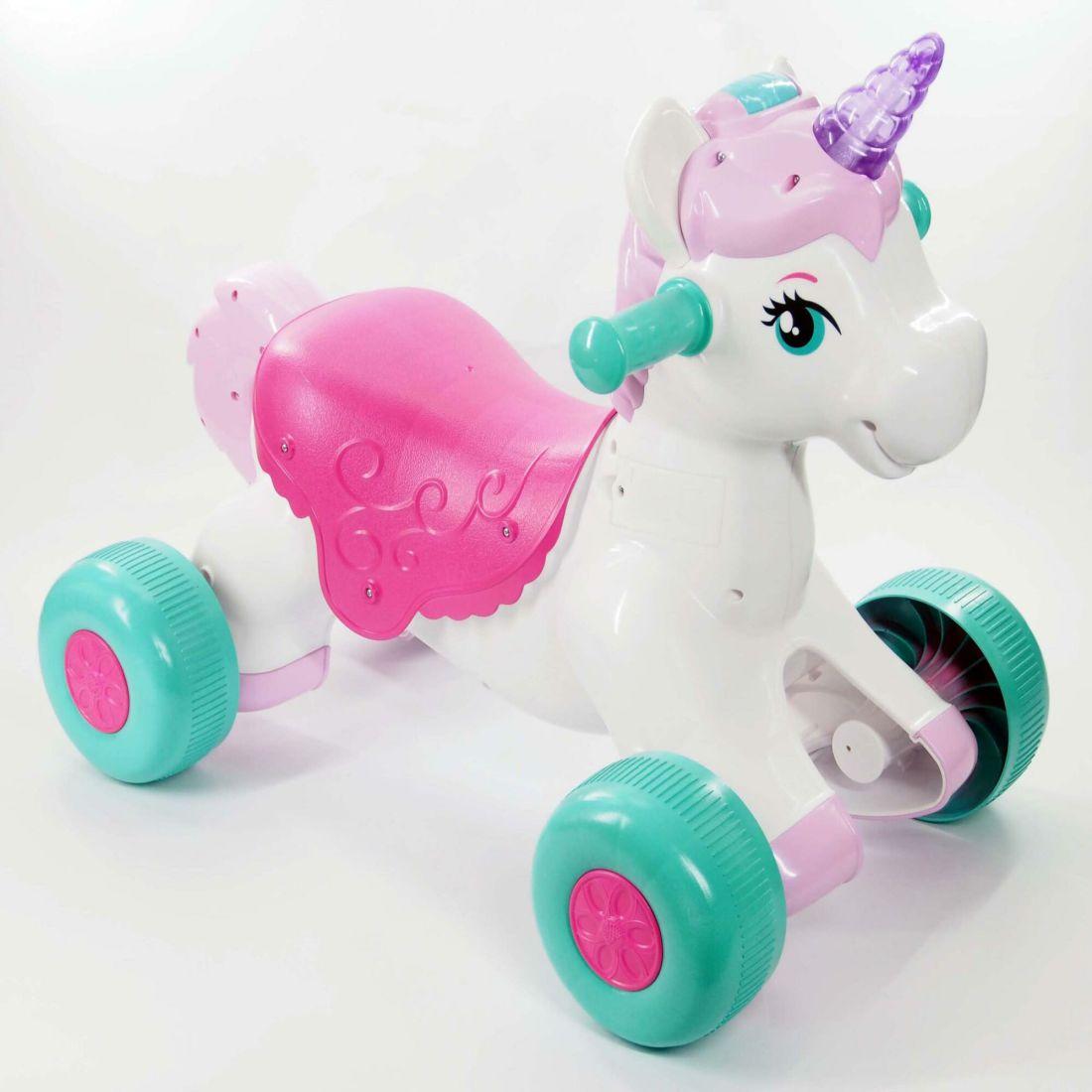 Kiddieland Light N Sounds Magical Ride-On Unicorn | Ride-Ons Baby & Toddler Multi